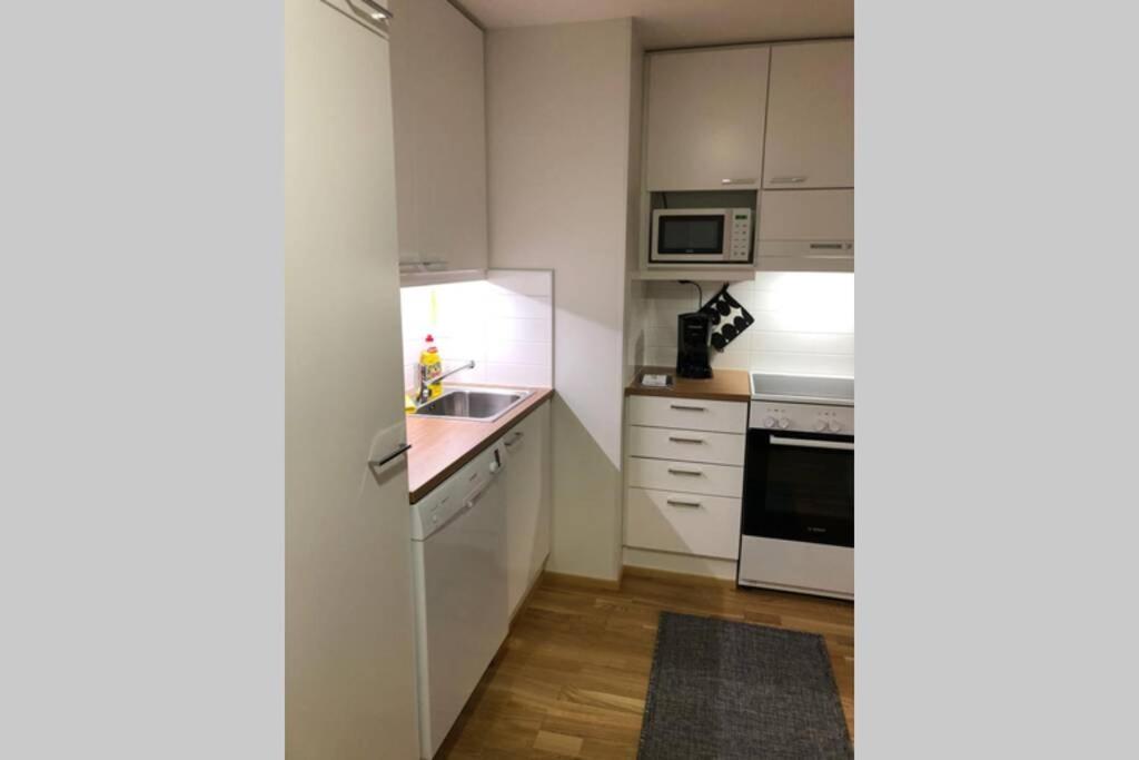 Apartmán Keskustan Kaksio 45 M2 Autopaikalla, Rautatienkatu 19, 9 Krs Oulu Exteriér fotografie